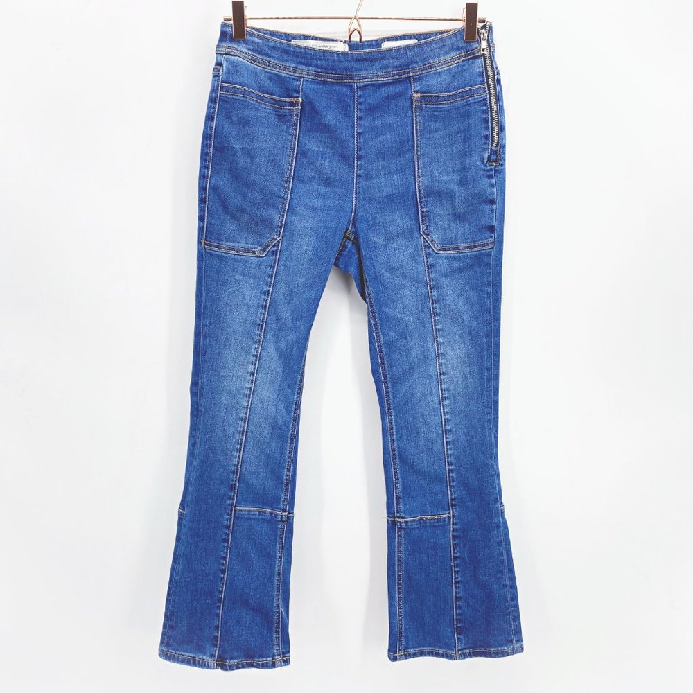 Pilcro and the Letterpress Crop Flare Jeans - Picture 1 of 13